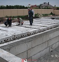 Установка бетонных перекрытий